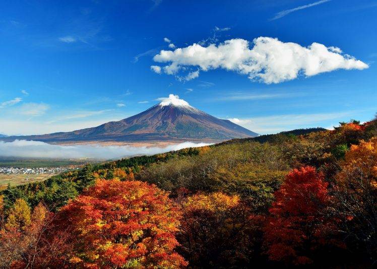 nature, Landscape, Mountain, Japan HD Wallpaper Desktop Background