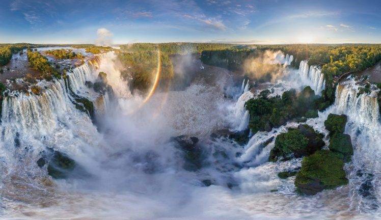 waterfall, Landscape, Water, Nature, Iguazu Falls, Iguazu, Argentina HD Wallpaper Desktop Background
