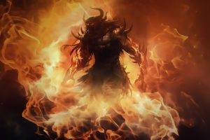 Guild Wars 2, PC Gaming, Video Games, Fire, Demon