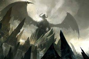 fantasy Art, Concept Art, Guild Wars, Guild Wars 2, Video Games, Dragon