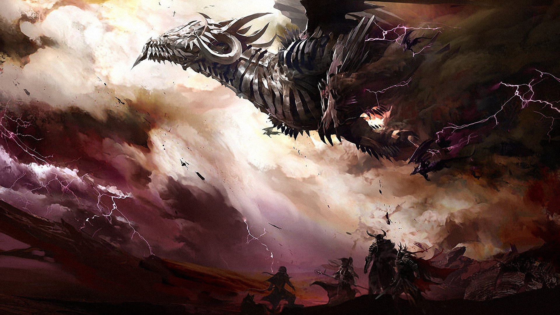 fantasy Art, Concept Art, Guild Wars, Guild Wars 2, Video Games, Dragon Wallpaper