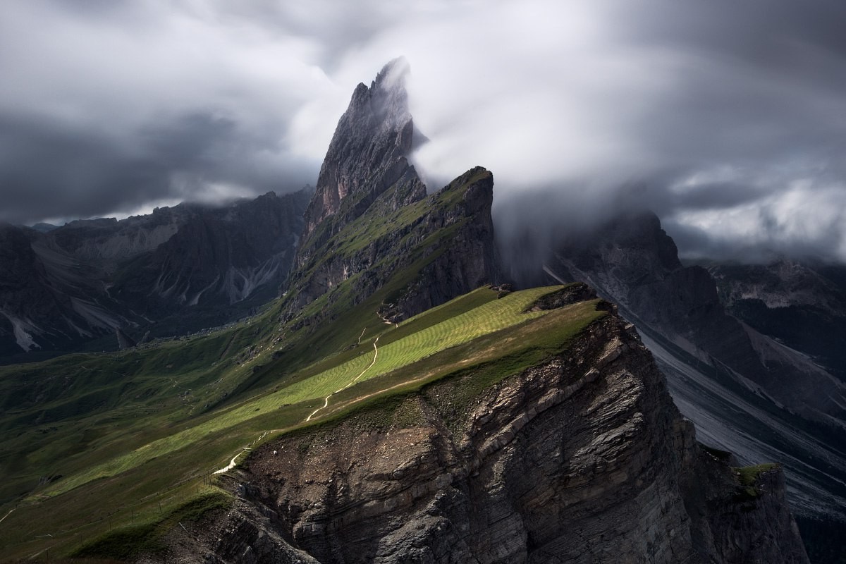 nature, Mountain, Mist, Landscape Wallpaper