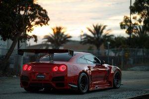 race Cars, Road, Nissan GT R, Red Cars