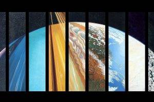 space, Planet, Earth, Jupiter, Saturn, Solar System