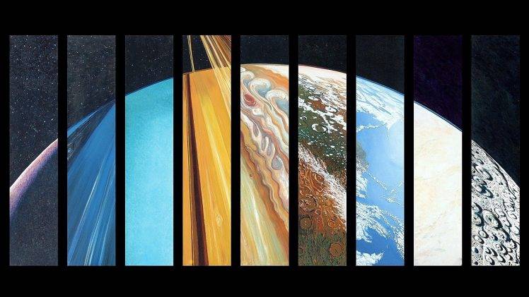 space, Planet, Earth, Jupiter, Saturn, Solar System HD Wallpaper Desktop Background