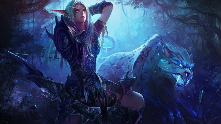 World Of Warcraft, Night Elves HD Wallpaper Desktop Background