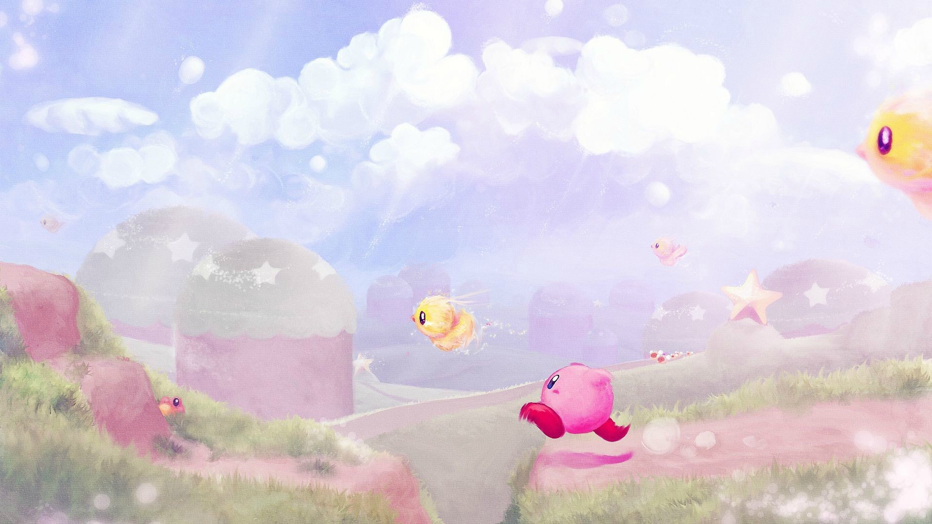 Digital Art Video Games Kirby Wallpapers Hd Desktop And Mobile Backgrounds