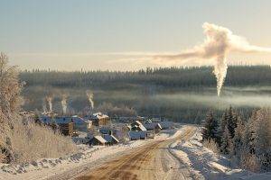 winter, Landscape, Siberia, Russia