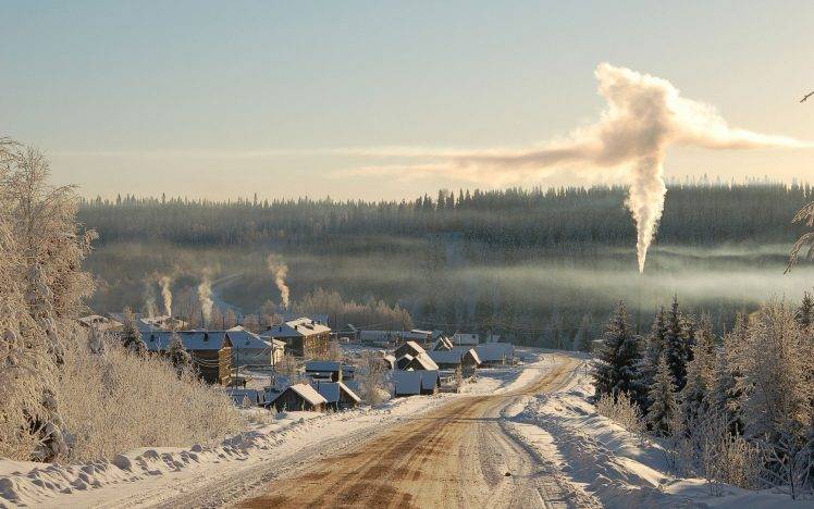 winter, Landscape, Siberia, Russia HD Wallpaper Desktop Background