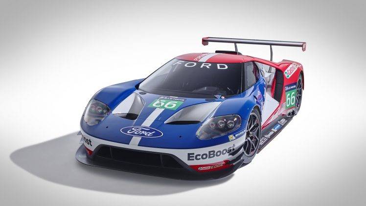 Ford GT, Le Mans, Car, Race Cars HD Wallpaper Desktop Background