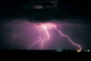 lightning, Storm, Nature, Landscape