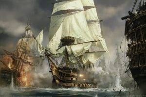 Napoleon: Total War, Video Games, Ship, Concept Art, War, Sailing Ship