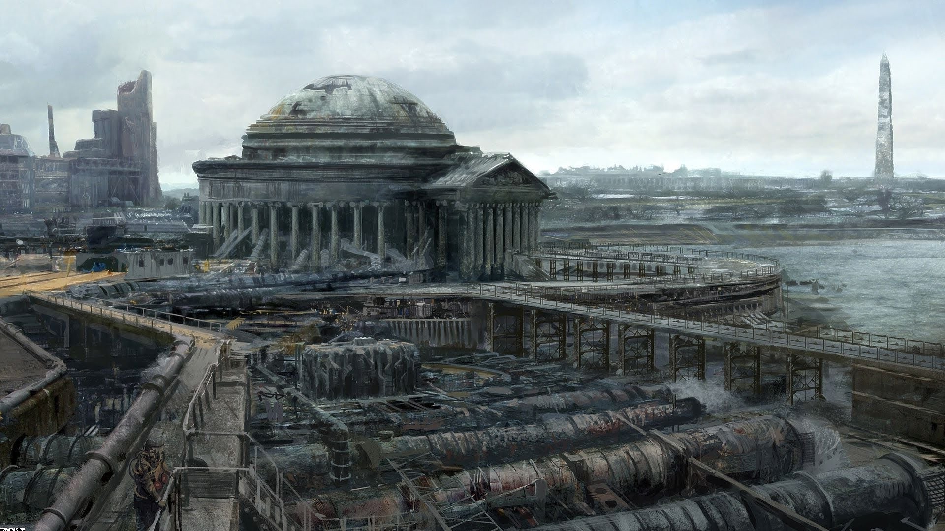 Fallout, Fallout 3, Video Games, Concept Art, Apocalyptic Wallpaper