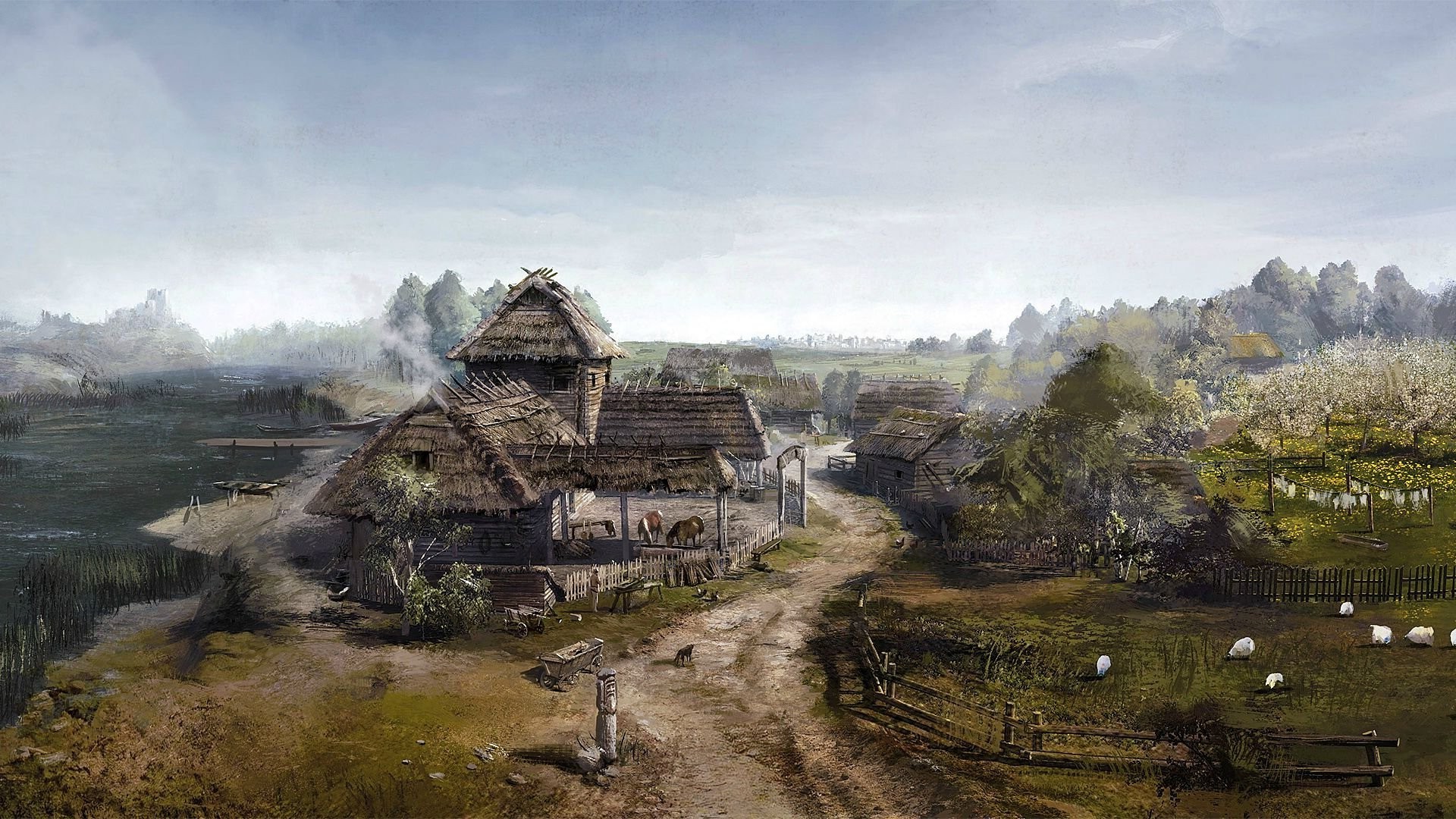 The Witcher, The Witcher 3: Wild Hunt, Video Games, Concept Art Wallpaper