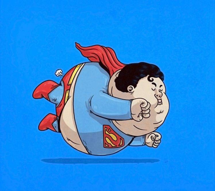 Superman, Humor HD Wallpaper Desktop Background