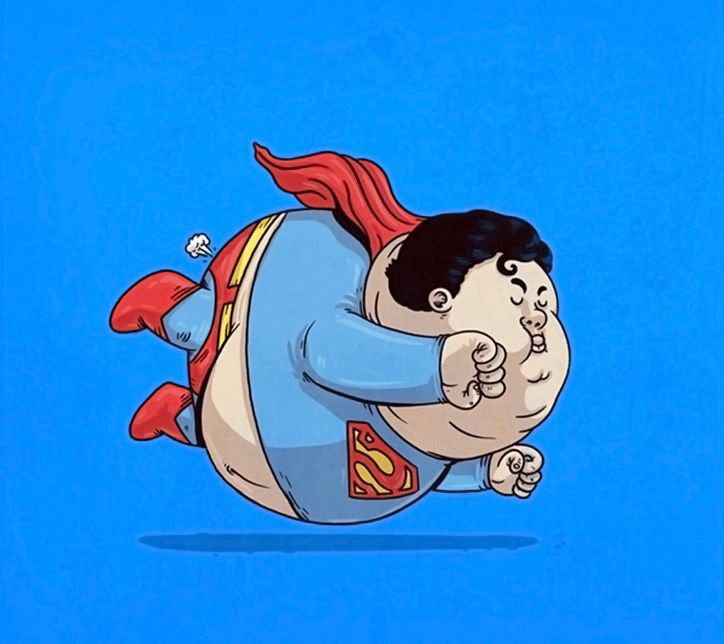 Superman, Humor Wallpaper