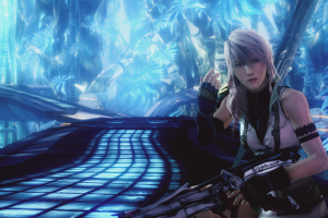 video Games, Final Fantasy XIII, Claire Farron, Long Hair, Weapon