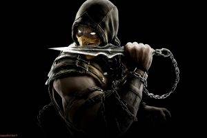 Mortal Kombat X, Video Games, Scorpion (character), Hoods, Chains