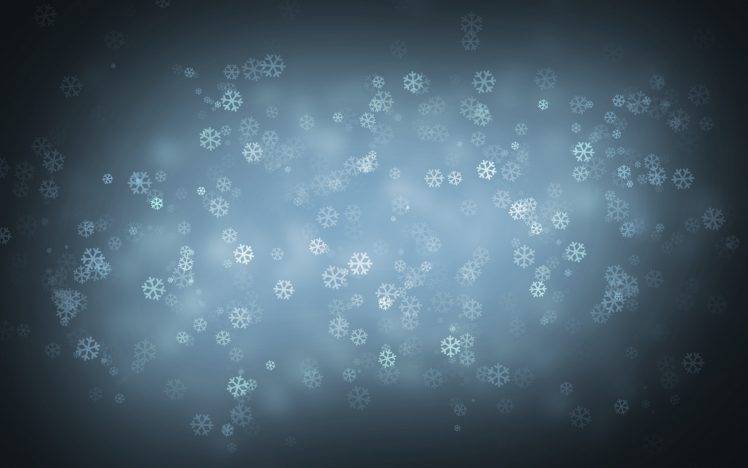 abstract, Snow, Snowflakes HD Wallpaper Desktop Background