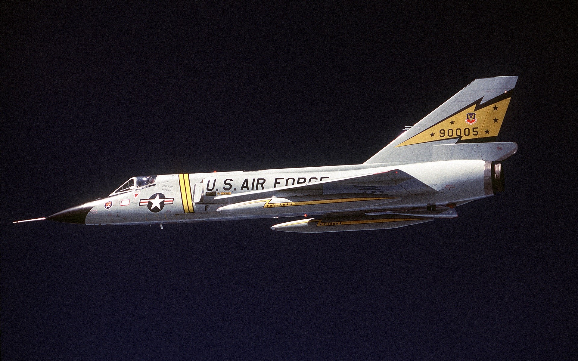 airplane, Military, Air Force, Convair F 106 Delta Dart, US Air Force Wallpaper