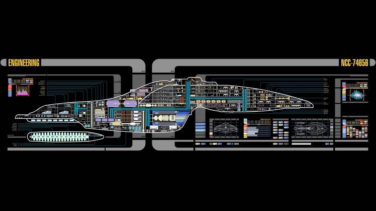 Star Trek, USS Voyager, LCARS HD Wallpaper Desktop Background