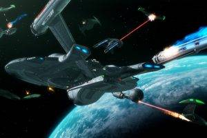 Star Trek, USS Enterprise (spaceship), Space, Battle