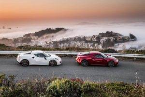 car, Alfa Romeo, Alfa Romeo 4C, Alfa Romeo 4C Spider, Landscape, Mist