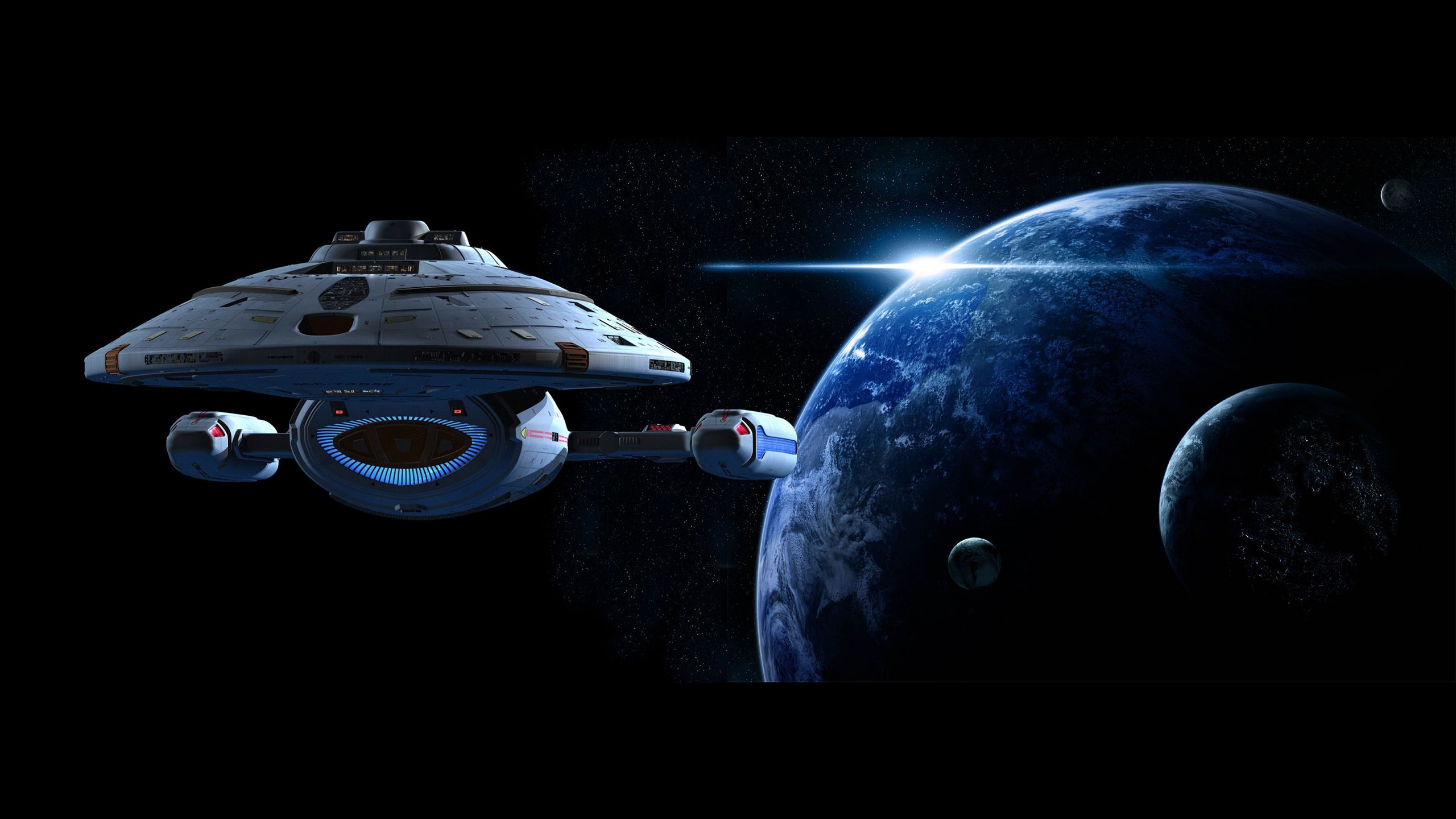 Star Trek, Space, Planet, Star Trek Voyager Wallpaper