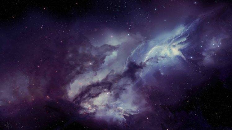 digital Art, Space, Stars, Space Art, Nebula, JoeyJazz HD Wallpaper Desktop Background
