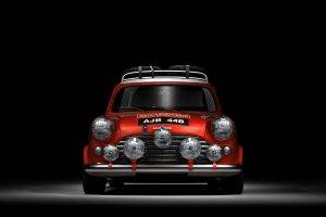 car, Red Cars, Mini Cooper, Sports Car, Black Background, Rallye