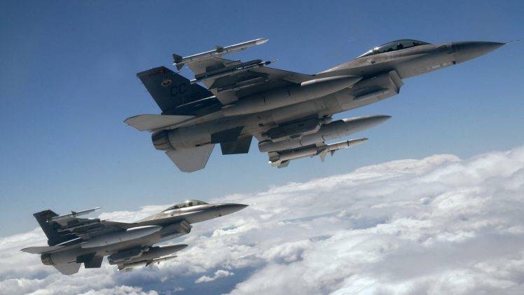 aircraft, Military Aircraft, General Dynamics F 16 Fighting Falcon HD Wallpaper Desktop Background