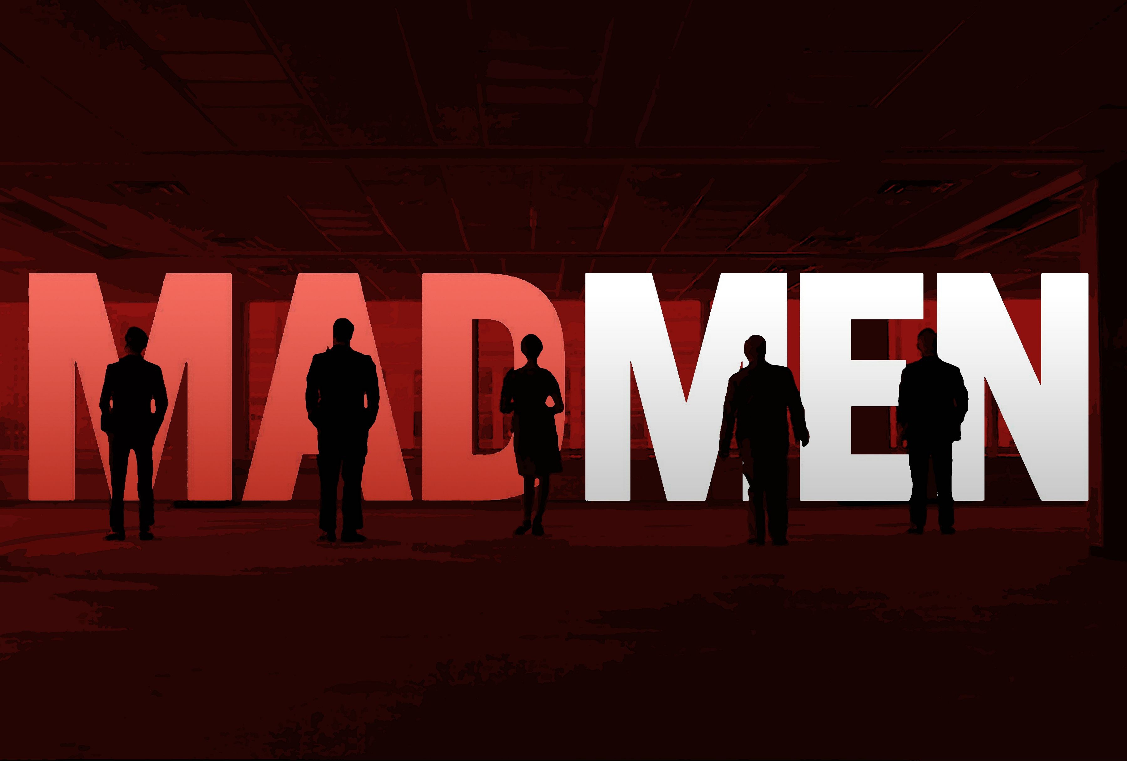 Mad Men, Silhouette, TV, Typography Wallpaper