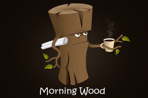 simple, Wood, Coffee, Paper, Humor