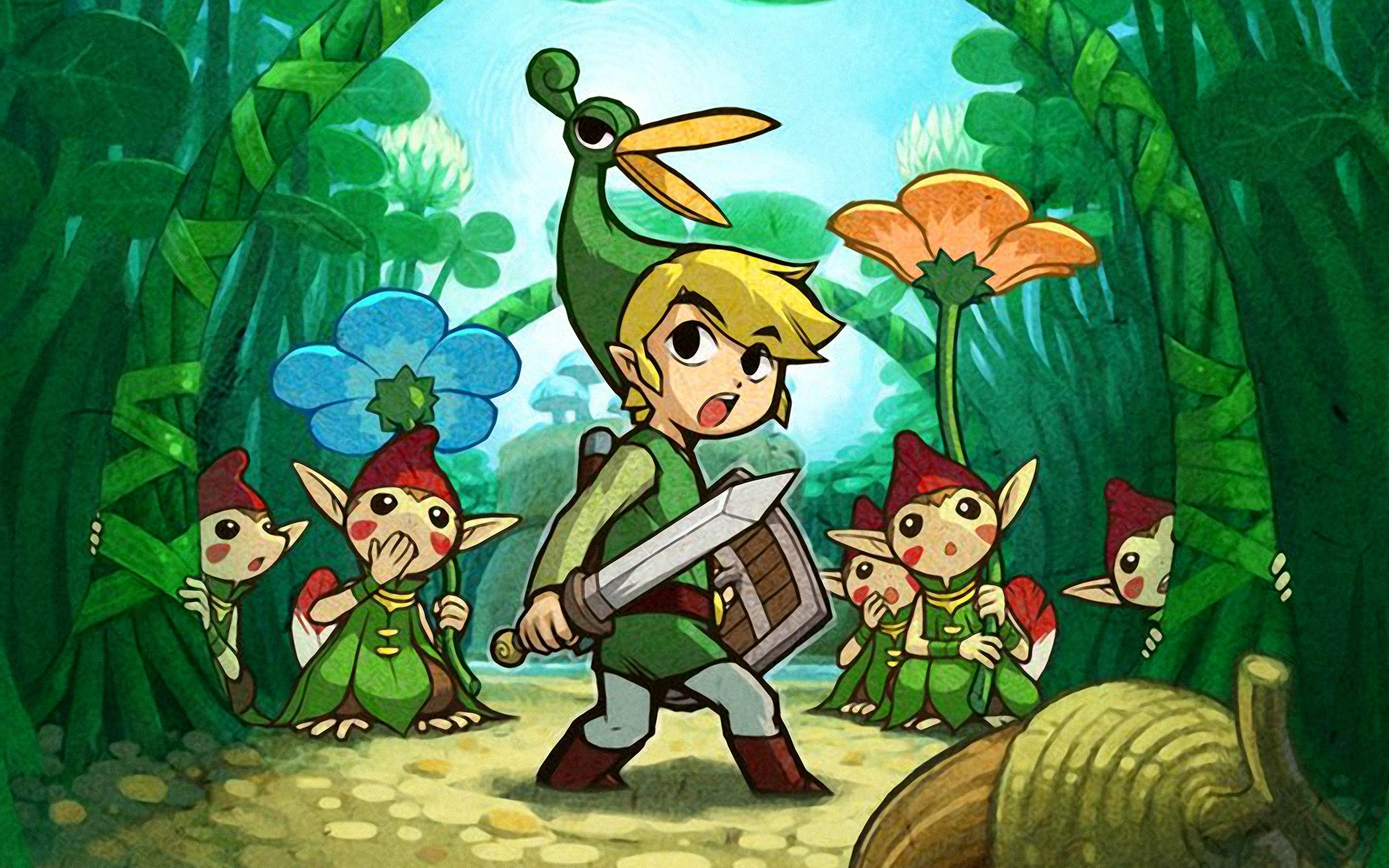 The Legend Of Zelda, Video Games, The Legend Of Zelda: The Minish Cap, Link Wallpaper