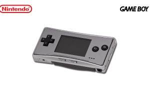 GameBoy Micro, Nintendo, Consoles, Simple Background, Video Games
