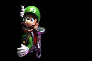 Luigi, Mario Bros., Video Games, Simple Background, Nintendo, Luigis Mansion: Dark Moon, Luigis Mansion