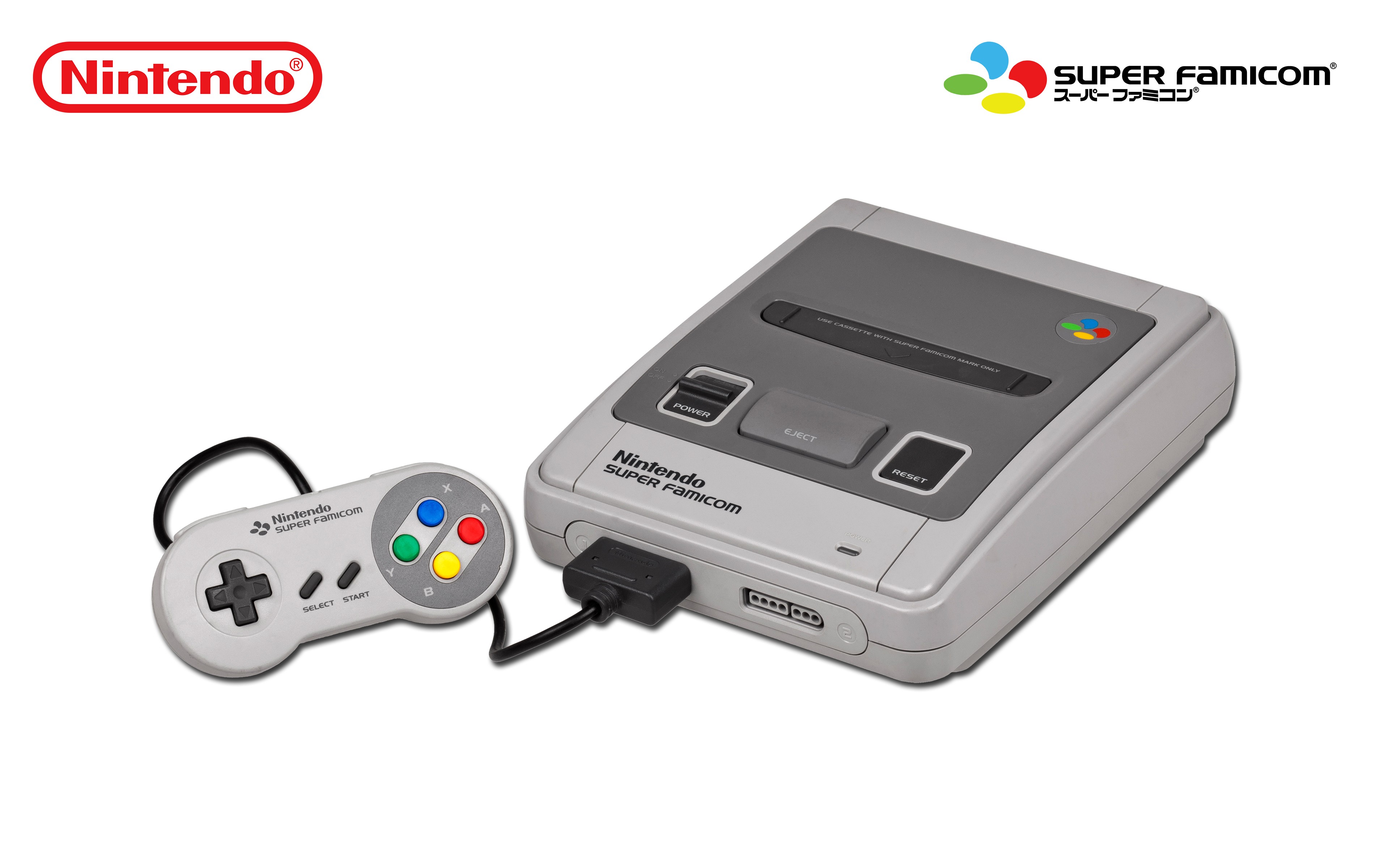Super Nintendo, Consoles, Video Games, Simple Background Wallpaper