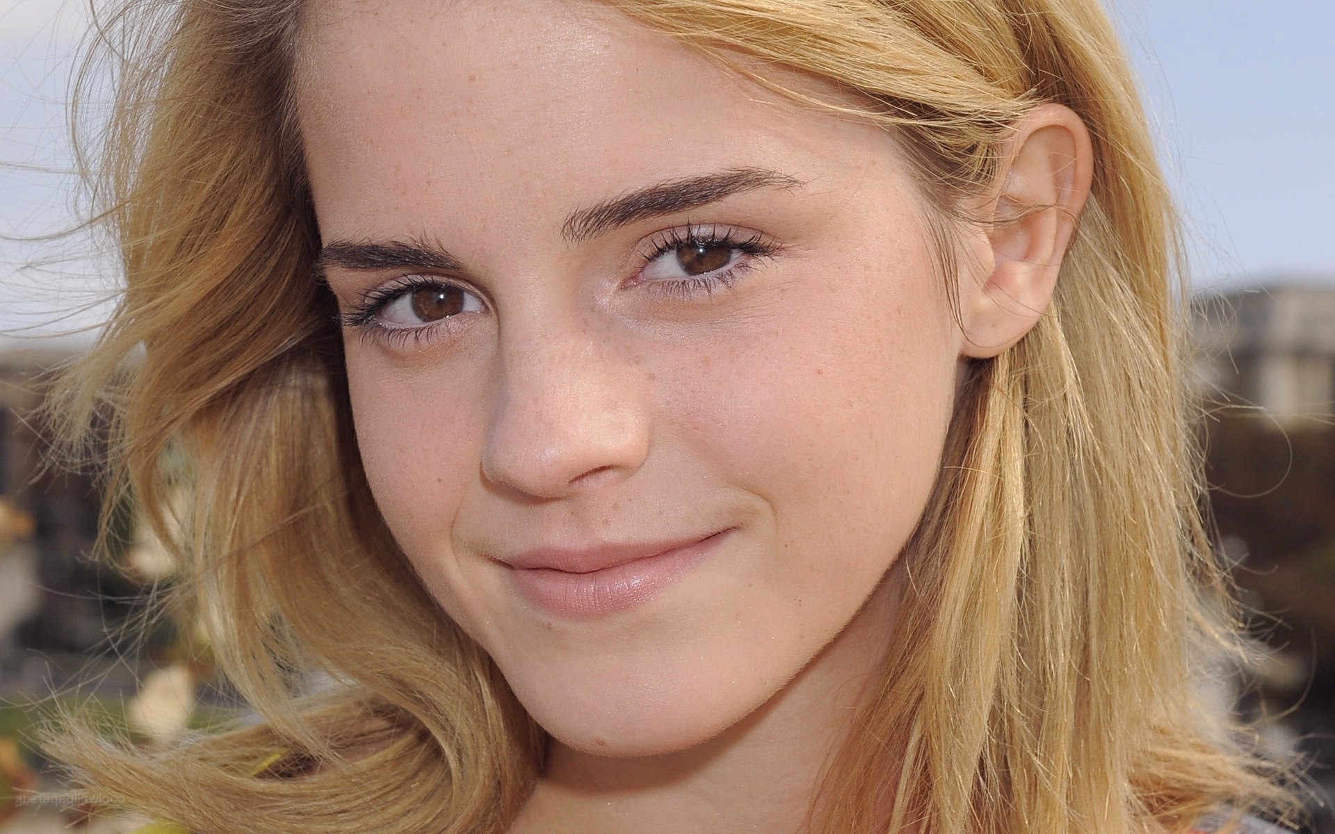 Emma Watson, Blonde, Face Wallpapers HD / Desktop and