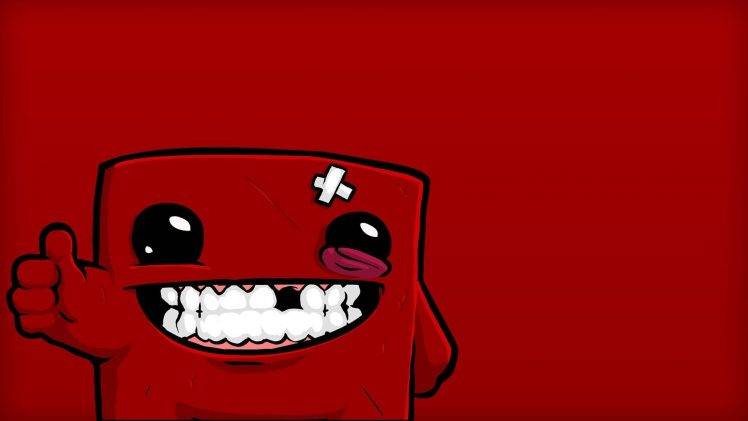 Super Meat Boy, Video Games, Red HD Wallpaper Desktop Background