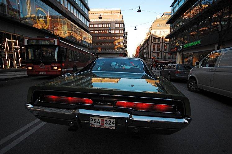 car, Dodge, City, Street, 1969 Dodge Charger R T HD Wallpaper Desktop Background