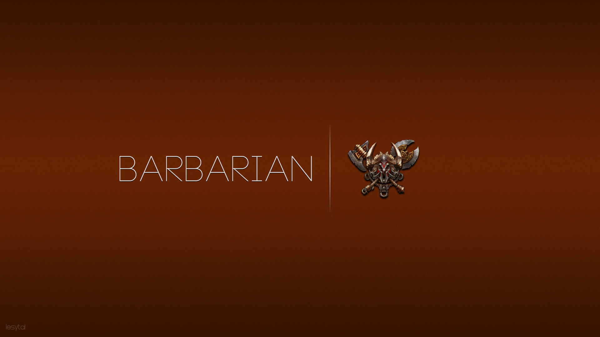 Diablo III, Classes, Video Game Characters, Crest, Barbarian Wallpaper