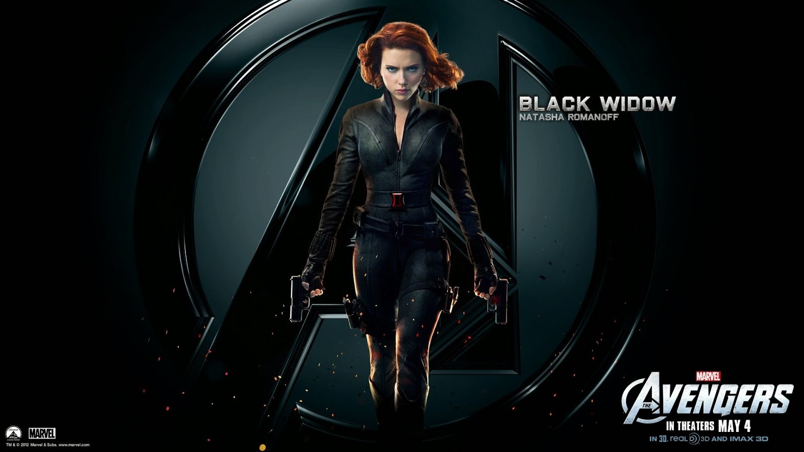 Black Widow, The Avengers, Scarlett Johansson, Superheroines Wallpaper