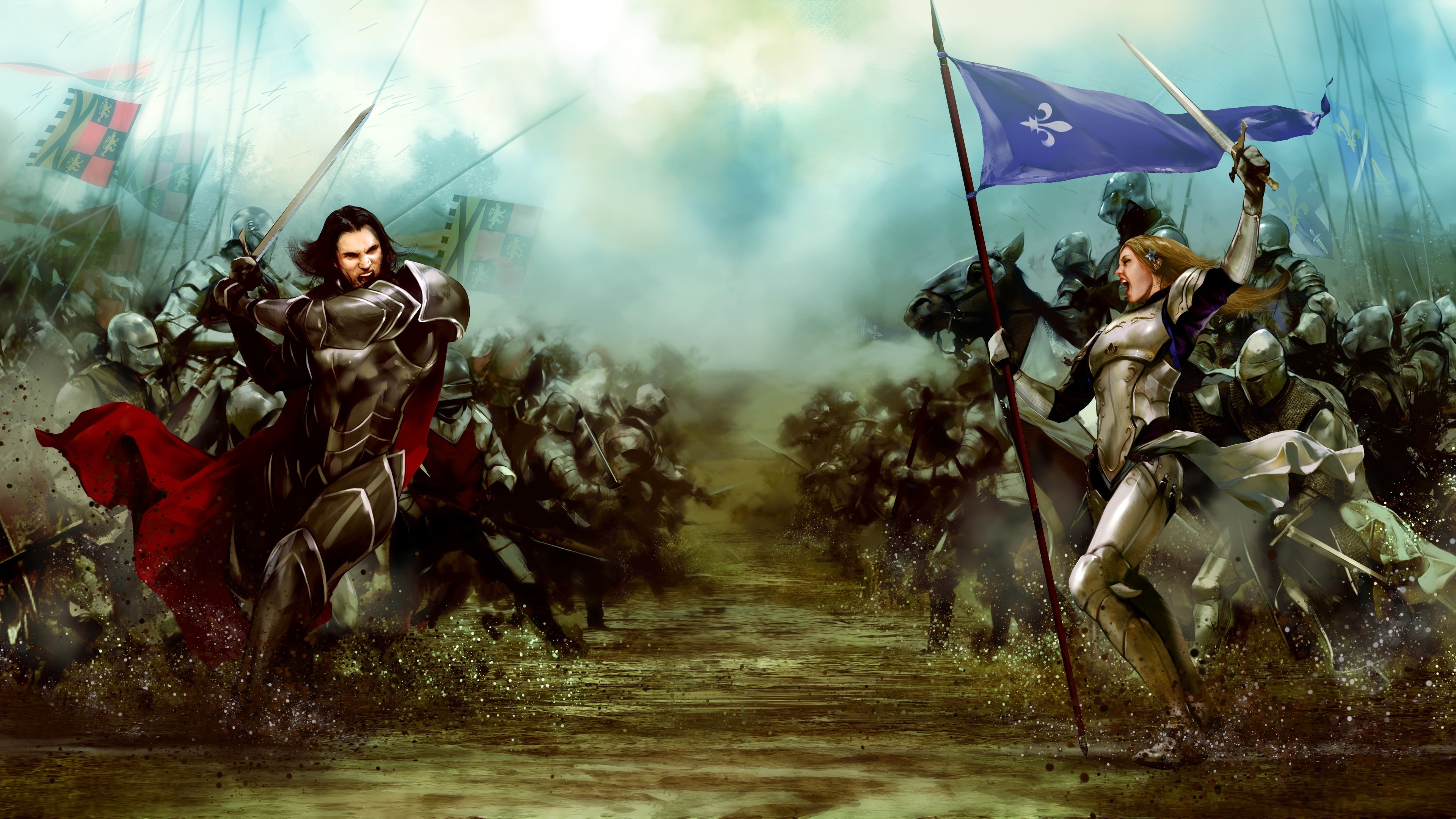 Bladestorm: Nightmare, War, Video Games, Knights, Concept Art Wallpaper