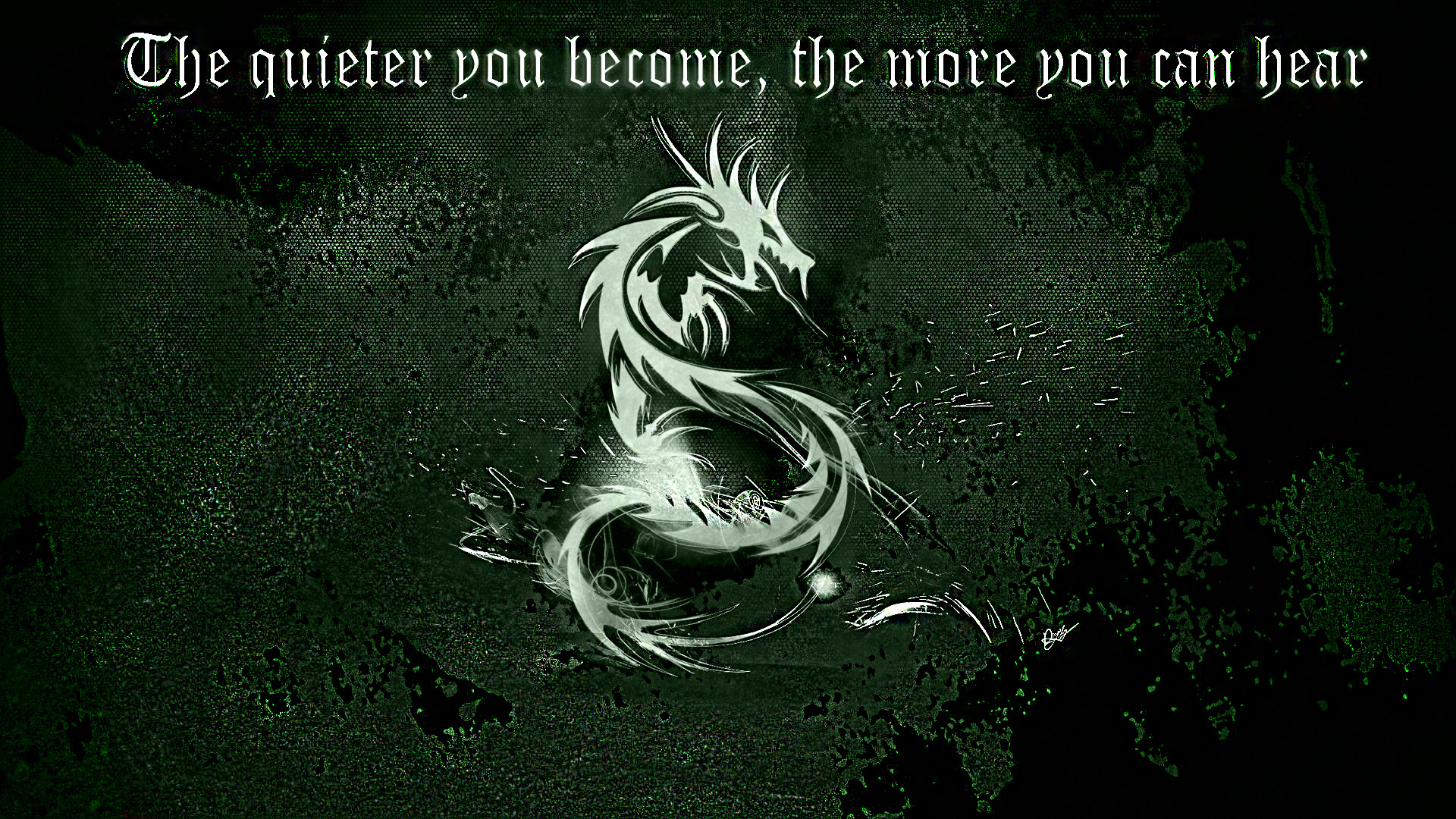 dragon, Quote Wallpaper