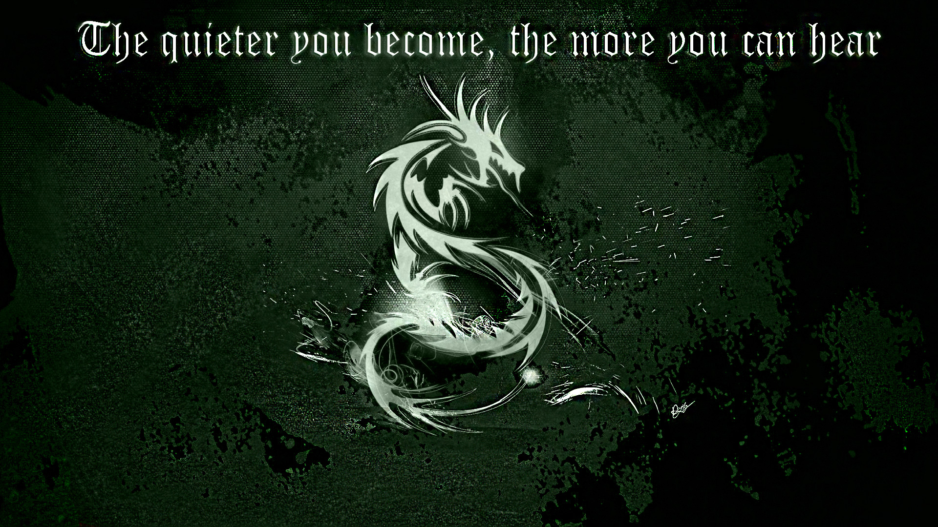 dragon, Quote Wallpaper