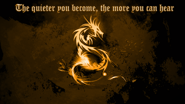 dragon, Quote HD Wallpaper Desktop Background