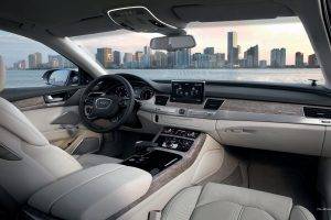car, Audi A8, Car Interior