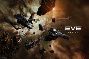 EVE Online, Space, Spaceship, Mining, Caldari, Video Games