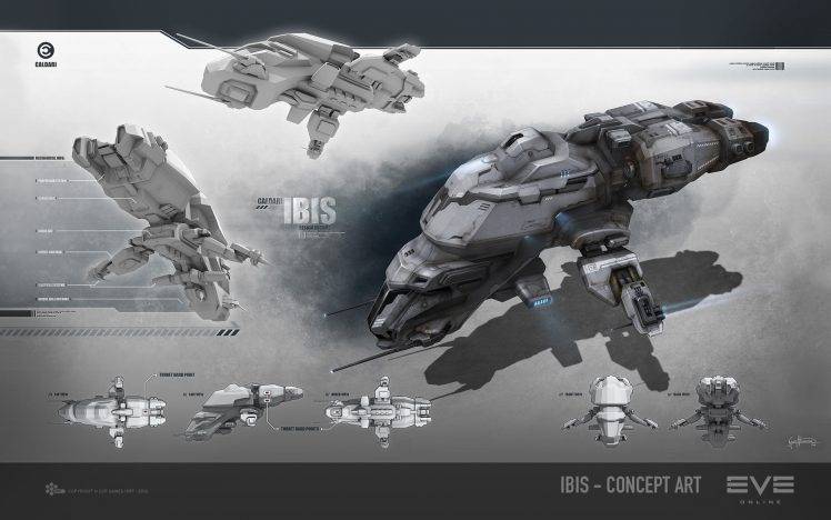 EVE Online, Spaceship, Caldari HD Wallpaper Desktop Background