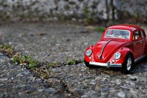 car, Volkswagen Beetle, Volkswagen, Toys, Closeup, Macro